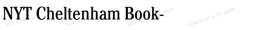 NYT Cheltenham Book字体转换